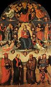 Pietro Perugino, Assumption of the Virgin with Four Saints